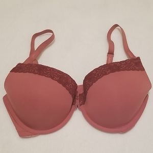 Aerie pink w/lace bra Katie full coverage